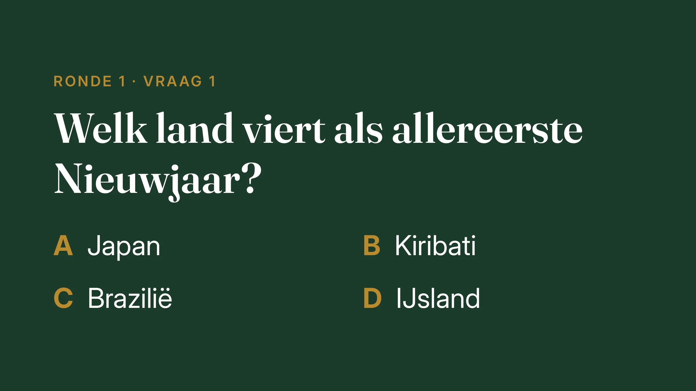 Oudejaarsquiz op tv